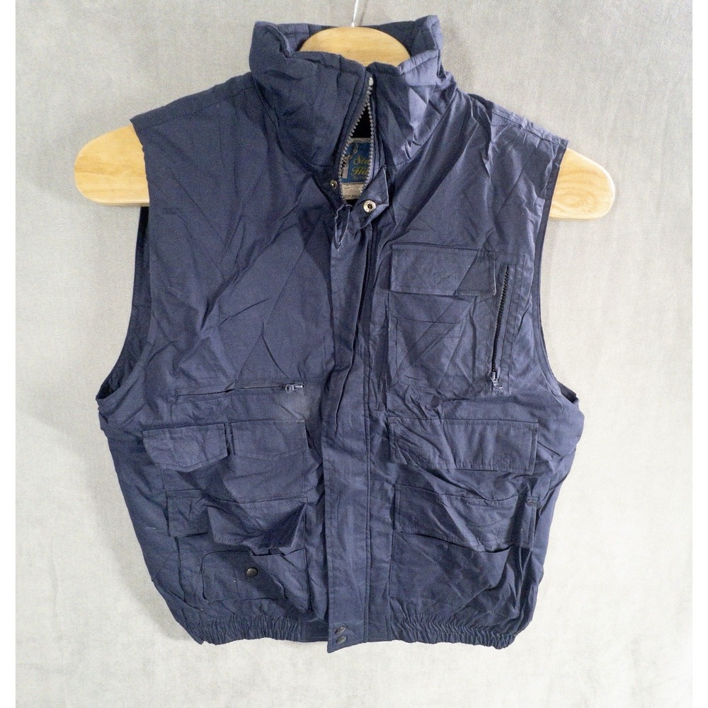 Stag Hill Haband Flannel Lined Zip Gilet‎ Fishing Hunting Guide Vest Mens Large